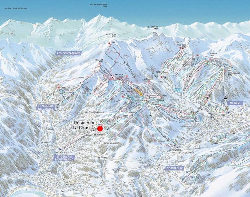 Studio Bettex 4P- Vue Mont-Blanc サン・ジェルヴェ・レ・バン エクステリア 写真